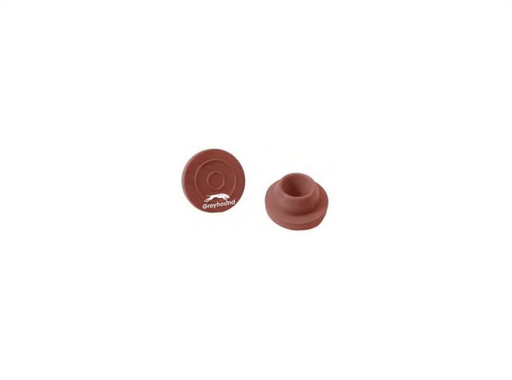 Picture of 20mm Injection Stopper, Red-brown Chlorobutyl, (Shore A 48)